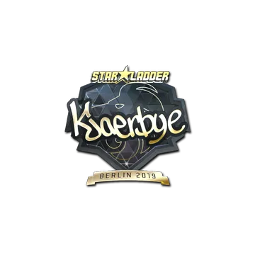 Sticker | Kjaerbye (Gold) | Berlin 2019