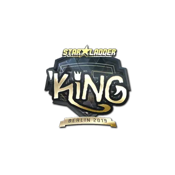 Sticker | kNgV- (Gold) | Berlin 2019