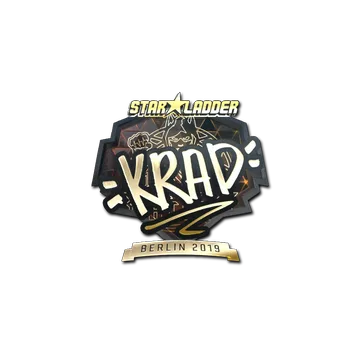 Sticker | Krad (Gold) | Berlin 2019