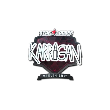 Sticker | karrigan (Foil) | Berlin 2019