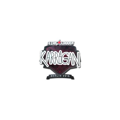 Наклейка | karrigan (металлическая) | Берлин-2019