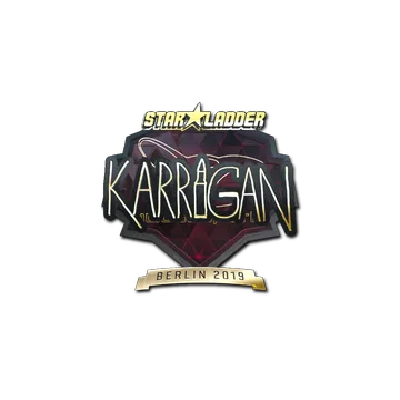 Sticker | karrigan (Gold) | Berlin 2019