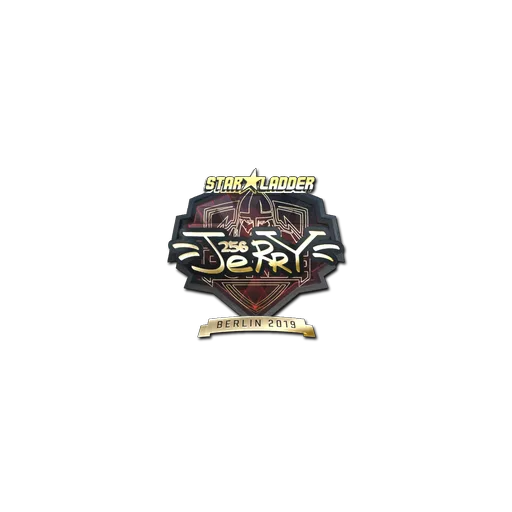 Наклейка | Jerry (золотая) | Берлин-2019