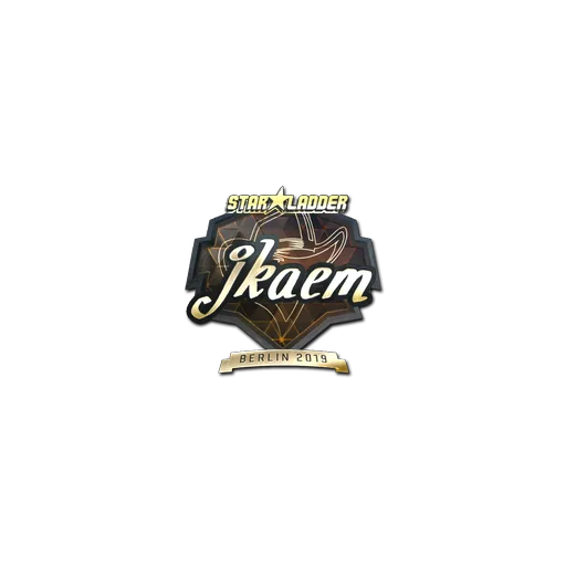 Sticker | jkaem (Gold) | Berlin 2019