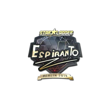 Sticker | EspiranTo (Gold) | Berlin 2019