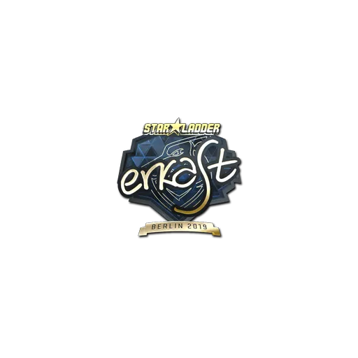 Наклейка | erkaSt (золотая) | Берлин-2019