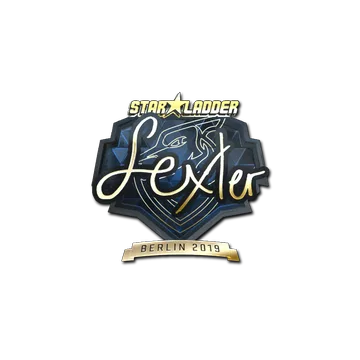 Sticker | dexter (Gold) | Berlin 2019