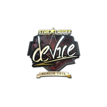 Sticker | device (Gold) | Berlin 2019