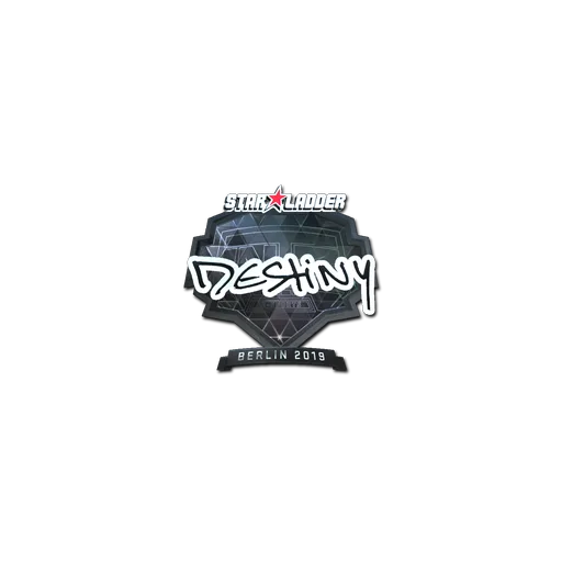 Наклейка | DeStiNy (металлическая) | Берлин-2019