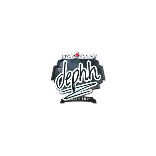 Наклейка | dephh (металлическая) | Берлин-2019