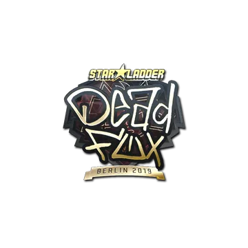Sticker | DeadFox (Gold) | Berlin 2019