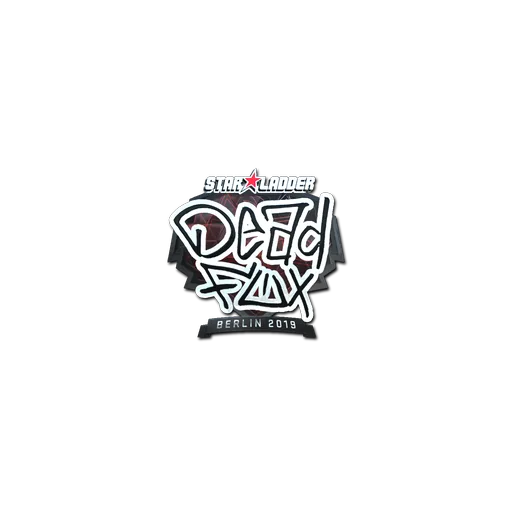 Наклейка | DeadFox (металлическая) | Берлин-2019