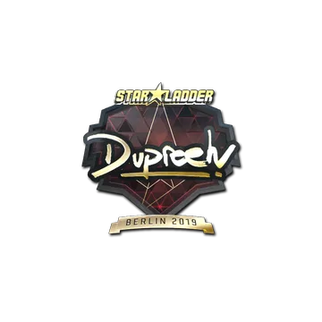 Sticker | dupreeh (Gold) | Berlin 2019