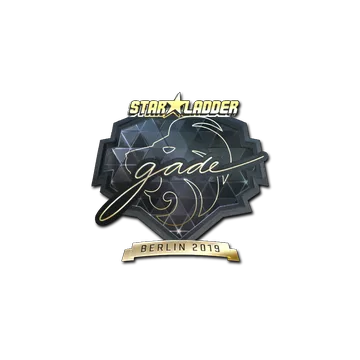 Sticker | gade (Gold) | Berlin 2019