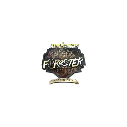 Наклейка | Forester (золотая) | Берлин-2019