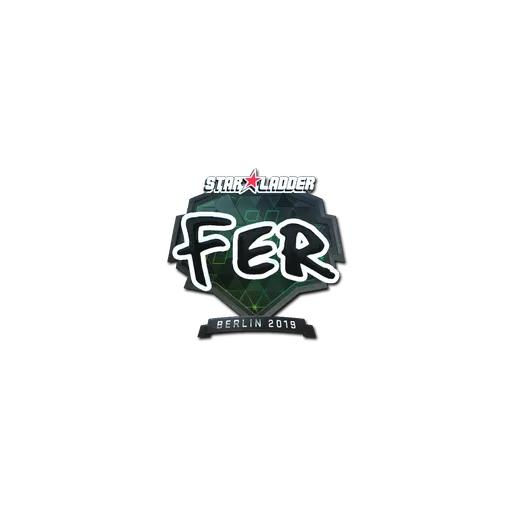 Наклейка | fer (металлическая) | Берлин-2019