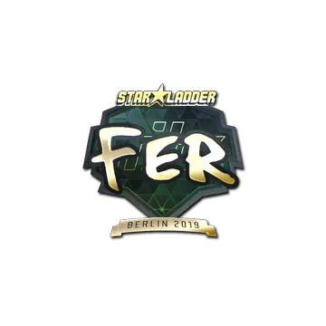 Sticker | fer (Gold) | Berlin 2019