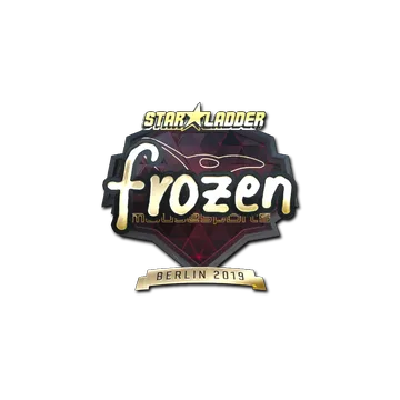 Sticker | frozen (Gold) | Berlin 2019