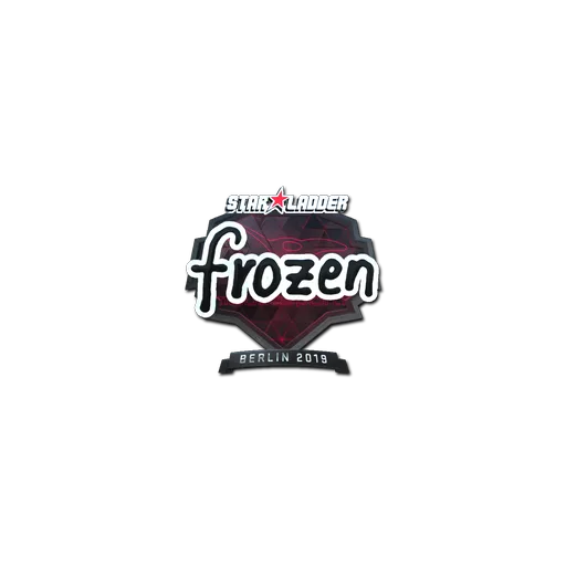 Наклейка | frozen (металлическая) | Берлин-2019