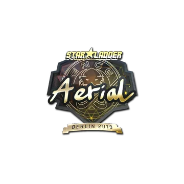 Sticker | Aerial (Gold) | Berlin 2019