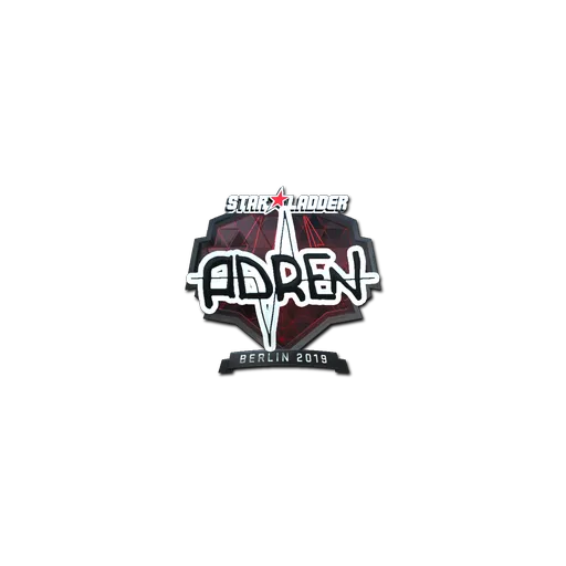 Наклейка | AdreN (металлическая) | Берлин-2019