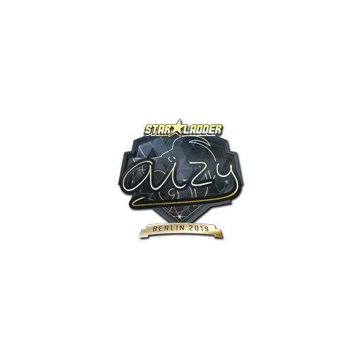 Наклейка | aizy (золотая) | Берлин-2019
