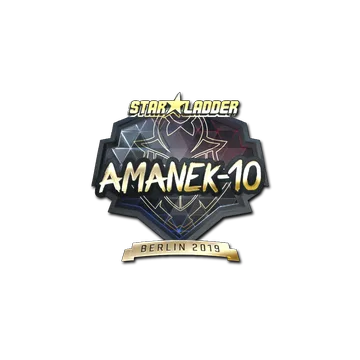 Sticker | AmaNEk (Gold) | Berlin 2019
