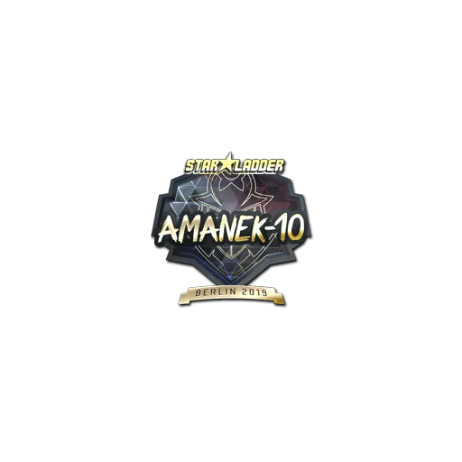 Sticker | AmaNEk (Gold) | Berlin 2019
