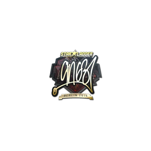 Наклейка | ANGE1 (золотая) | Берлин-2019