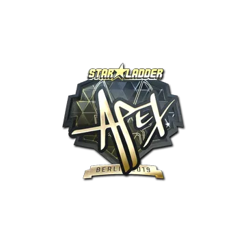 Sticker | apEX (Gold) | Berlin 2019