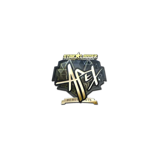 Sticker | apEX (Gold) | Berlin 2019