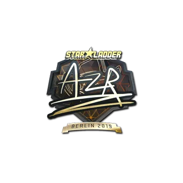 Sticker | AZR (Gold) | Berlin 2019