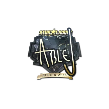 Sticker | ableJ (Gold) | Berlin 2019