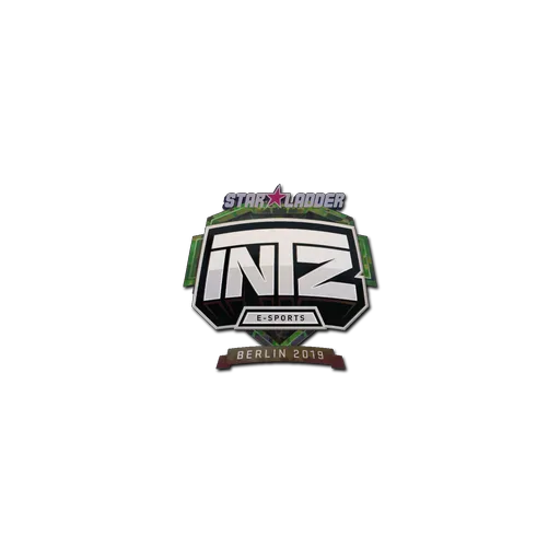 Наклейка | INTZ E-SPORTS CLUB (голографическая) | Берлин-2019