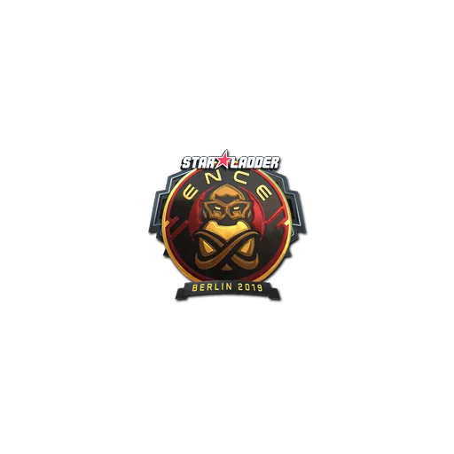 Наклейка | ENCE (металлическая) | Берлин-2019