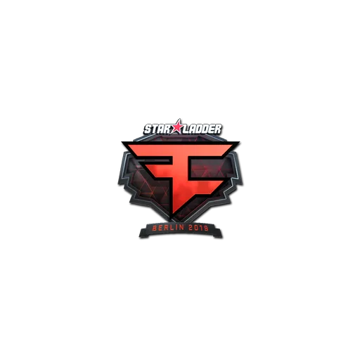 Наклейка | FaZe Clan (металлическая) | Берлин-2019