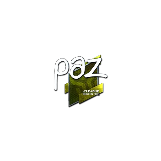 Наклейка | paz (металлическая) | Бостон-2018