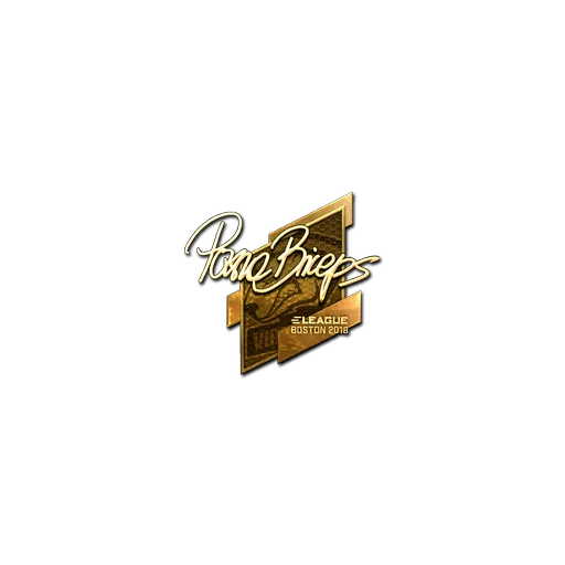 Sticker | pashaBiceps (Gold) | Boston 2018