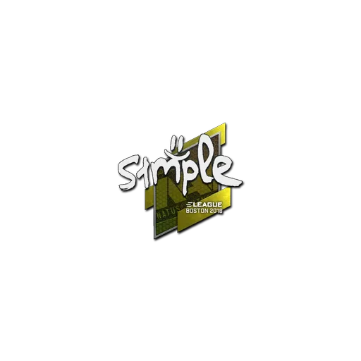 Sticker | s1mple | Boston 2018
