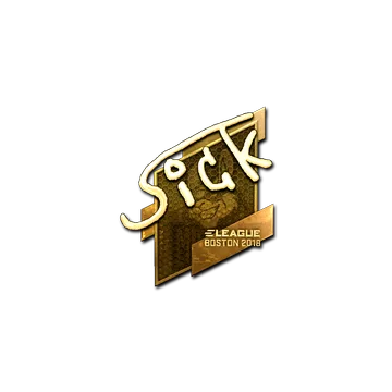 Sticker | SicK (Gold) | Boston 2018