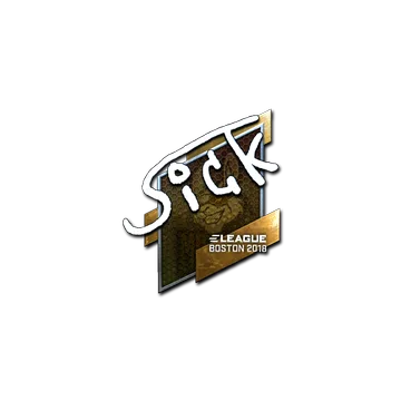 Sticker | SicK (Foil) | Boston 2018