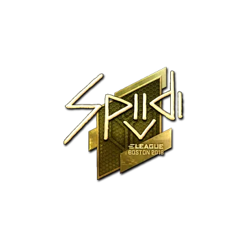 Sticker | Spiidi (Gold) | Boston 2018