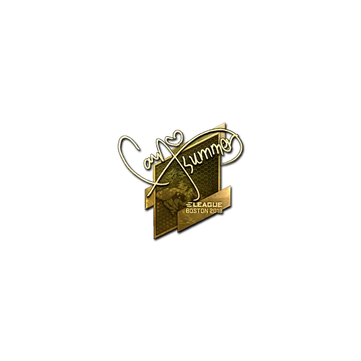 Sticker | Summer (Gold) | Boston 2018