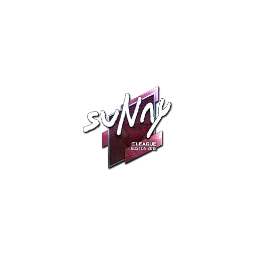 Наклейка | suNny (металлическая) | Бостон-2018
