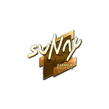 Sticker | suNny (Gold) | Boston 2018