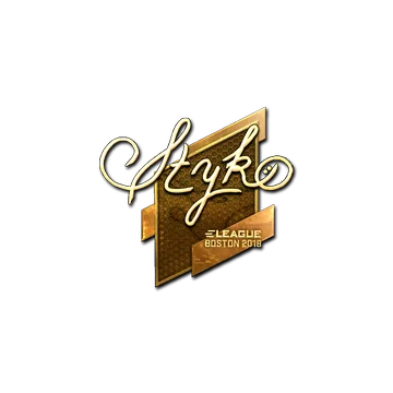 Sticker | STYKO (Gold) | Boston 2018