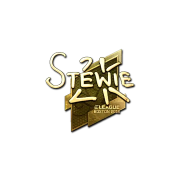 Sticker | Stewie2K (Gold) | Boston 2018