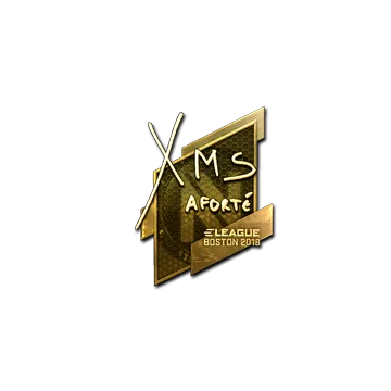 Sticker | xms (Gold) | Boston 2018