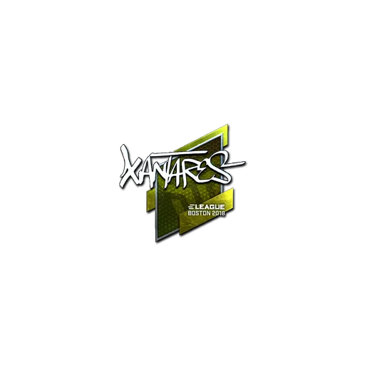 Наклейка | XANTARES (металлическая) | Бостон-2018