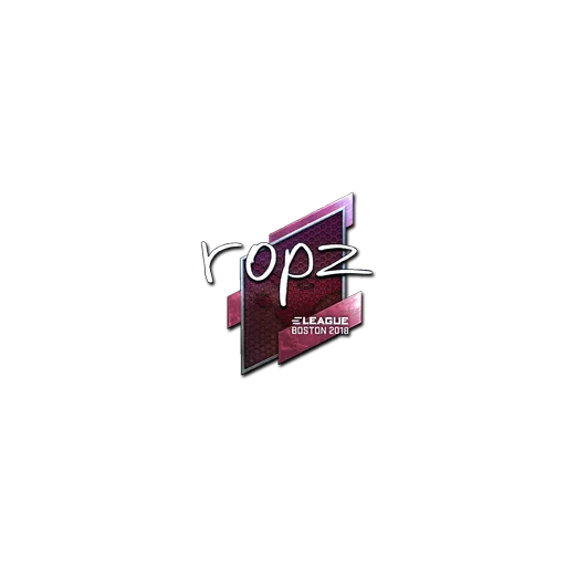 Наклейка | ropz (металлическая) | Бостон-2018